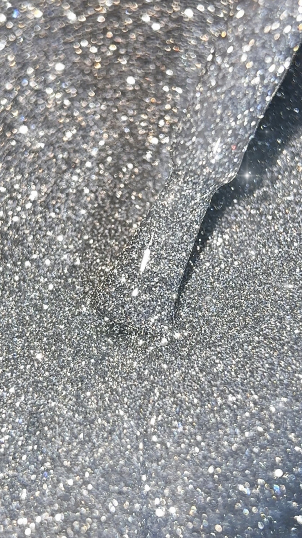 Гель-лак светоотражающий Biblioteka Flash Spark Inside №03 Snow Белое серебро 10 мл, фото 4