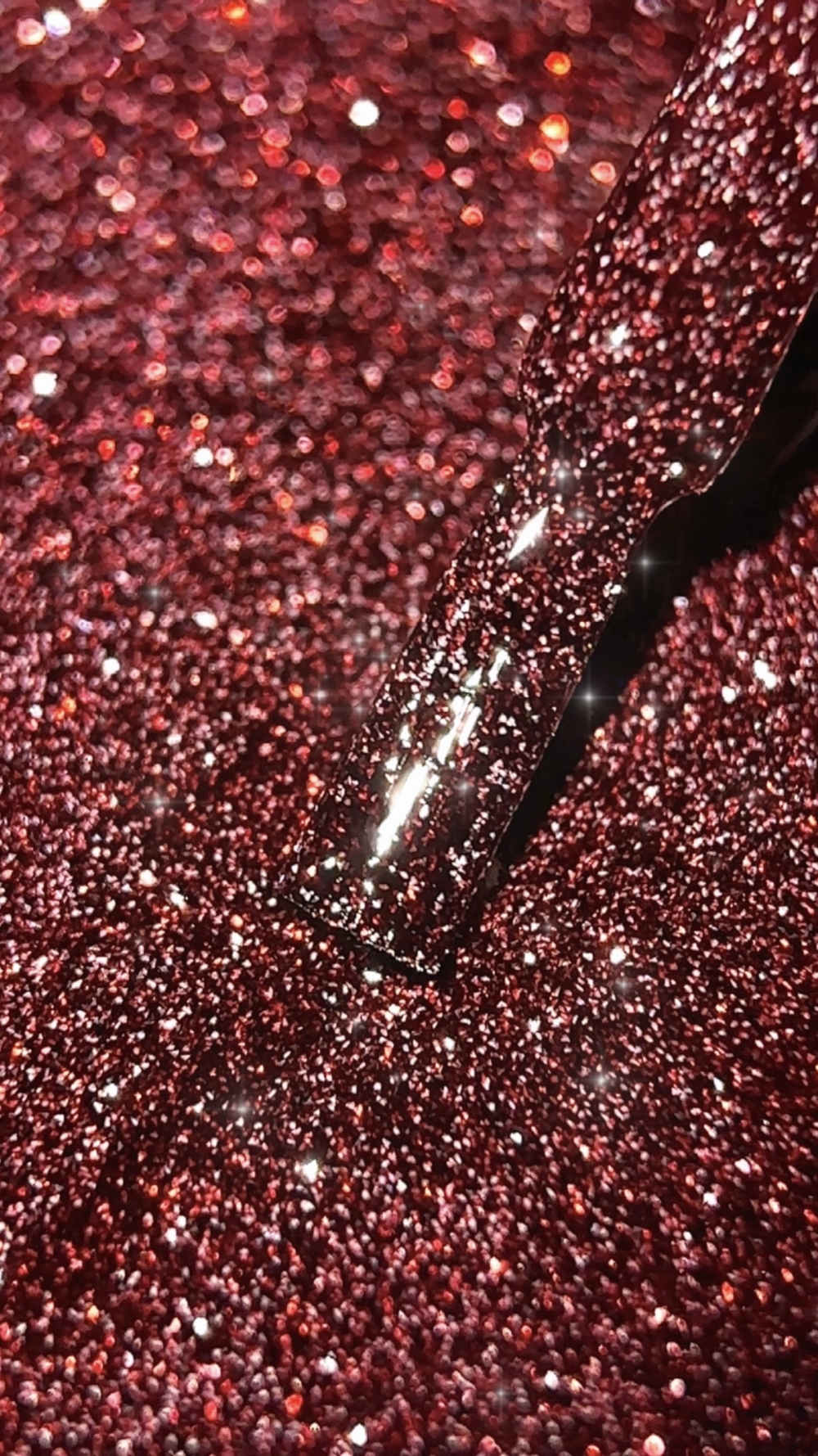 Гель-лак світловідбиваючий Biblioteka Flash Spark Inside №07 Wine Soul Бордо 10 мл, фото 3