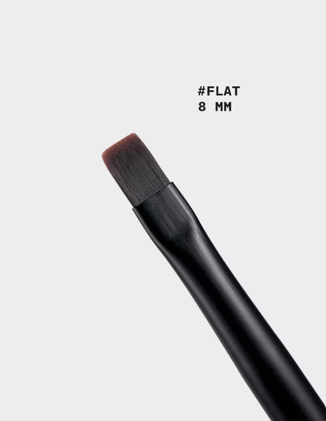 Пензлик для полігелю та густих матеріалів Biblioteka Flat 8 мм, фото 2