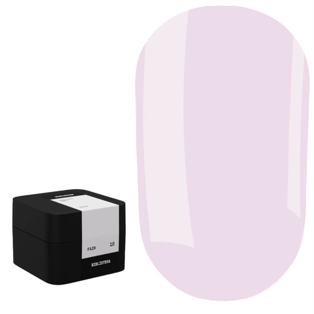 Гель моделюючий Biblioteka Builder Gel №10 Fair Світлий 30 мл, фото 1