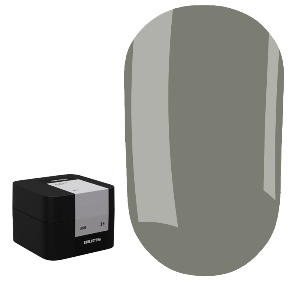 Гель моделирующий Biblioteka Builder Gel №15 Ash Зола 30 мл, фото 1