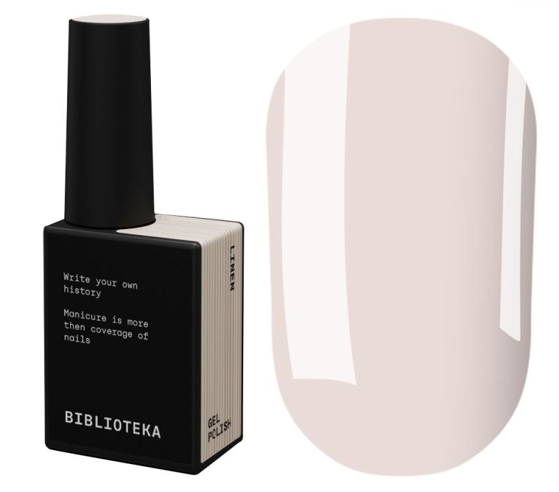  Гель-лак Biblioteka Basis №04 Linen Бежевий 10 мл, фото 1