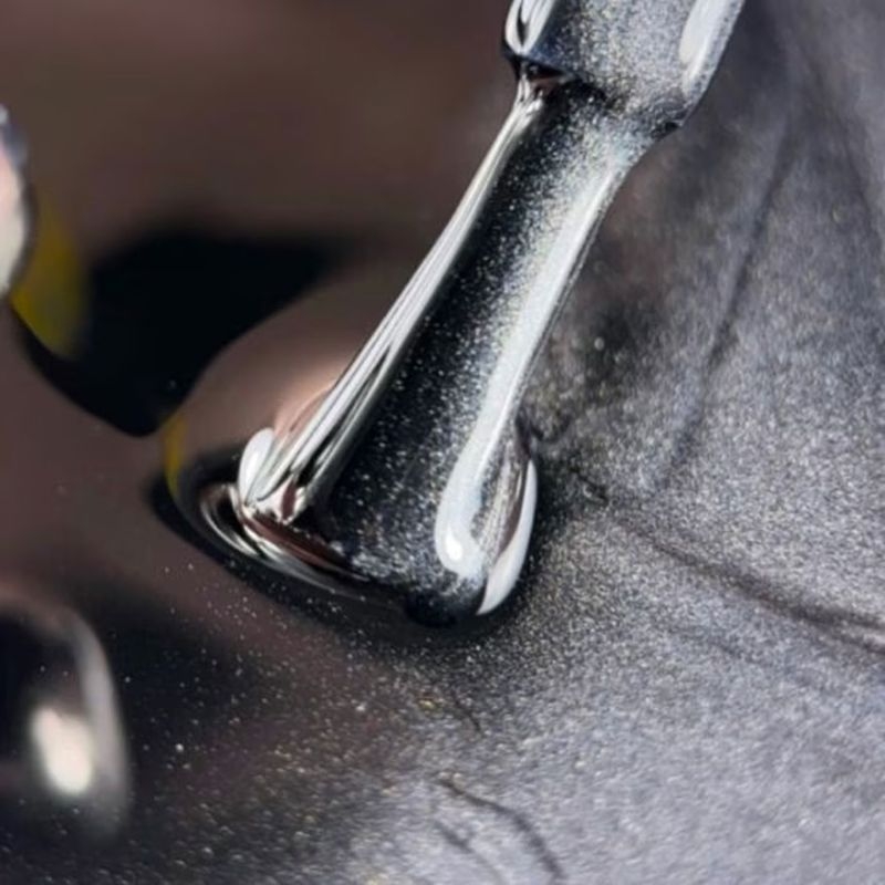  Гель-лак Biblioteka Cat Eye Night Rays №03 Midnight Глибокий синій 10 мл, фото 3