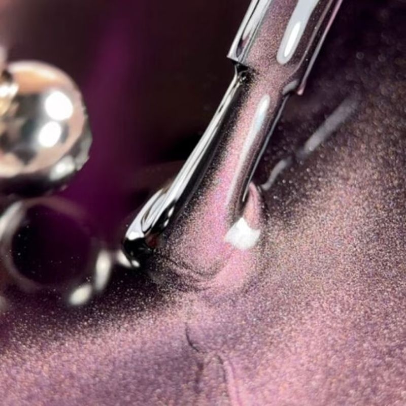 Гель-лак Biblioteka Cat Eye Night Rays №08 Plum Glow Сливовое сияние 10 мл, фото 4