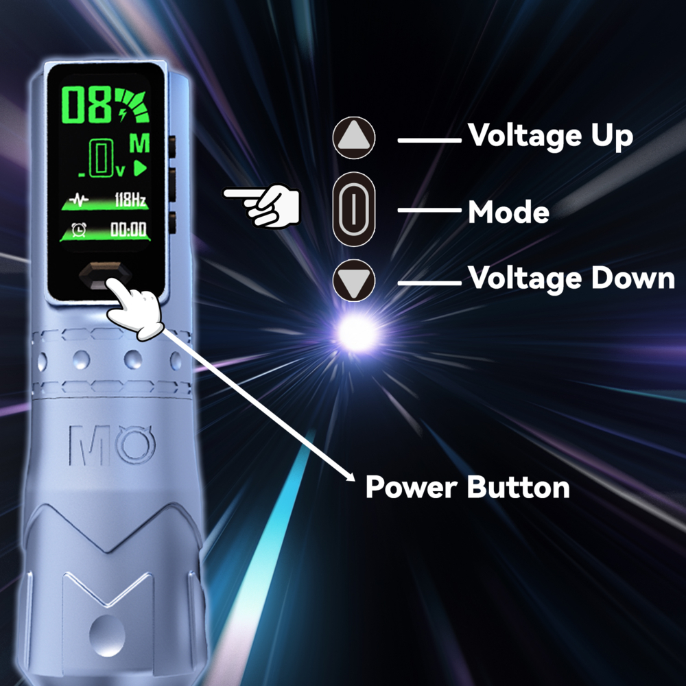 Машинка MO Fine 25 Ultra MDJ-268-7 сіра, фото 4