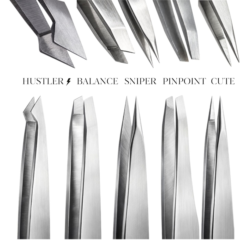 Пинцет профессиональный для бровей Oh Ochi Pinpoint скошенный, фото 2