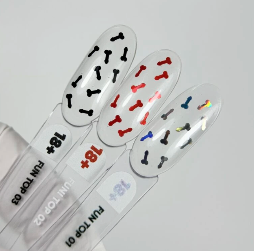 Top Nails Of The Day Fun №03 Чорний 10 мл, фото 2