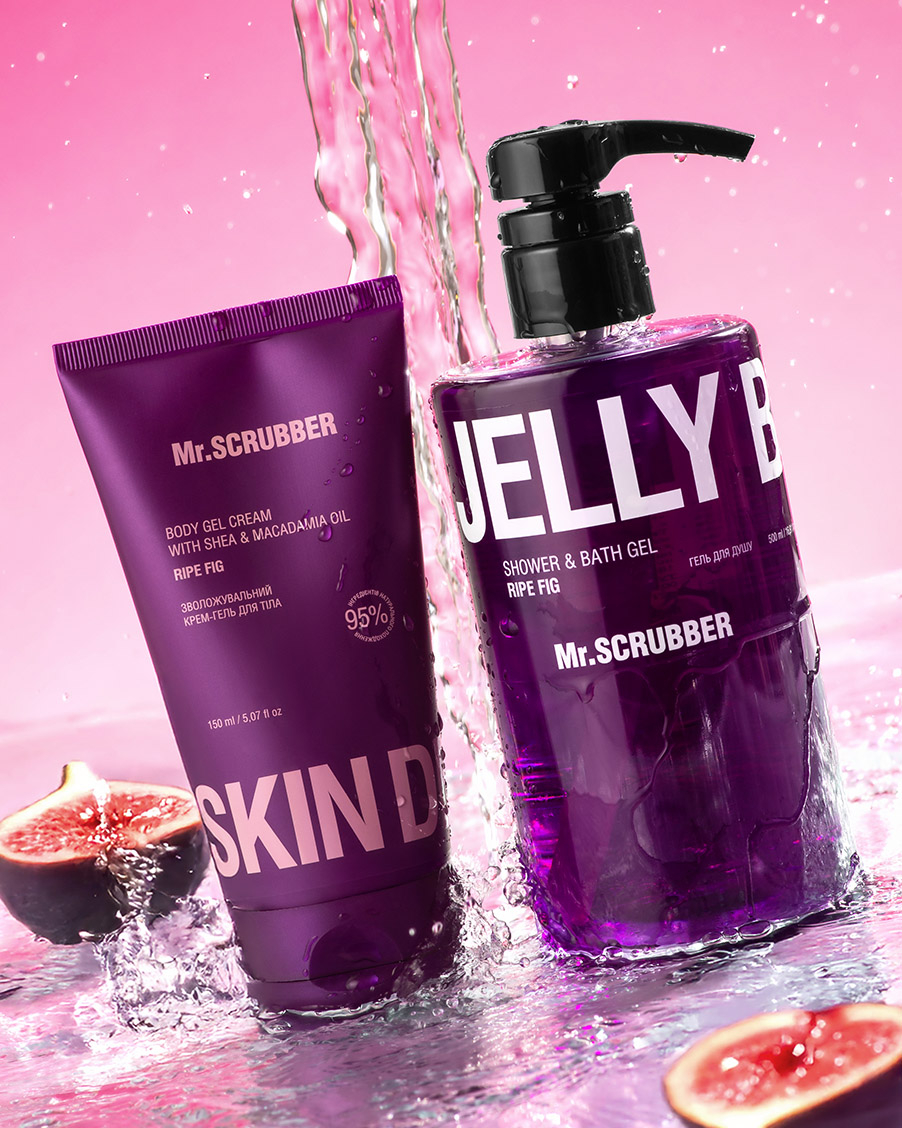 Крем-гель зволожувальний для тіла Mr.Scrubber Skin Delights Ripe fig 150 мл , фото 2