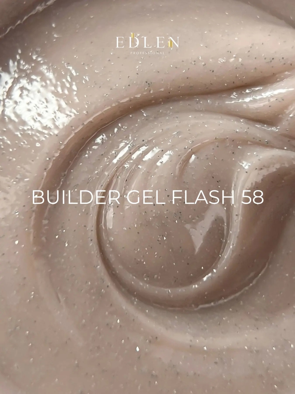 Гель моделюючий Edlen Builder gel Flash №58 15 мл, фото 4
