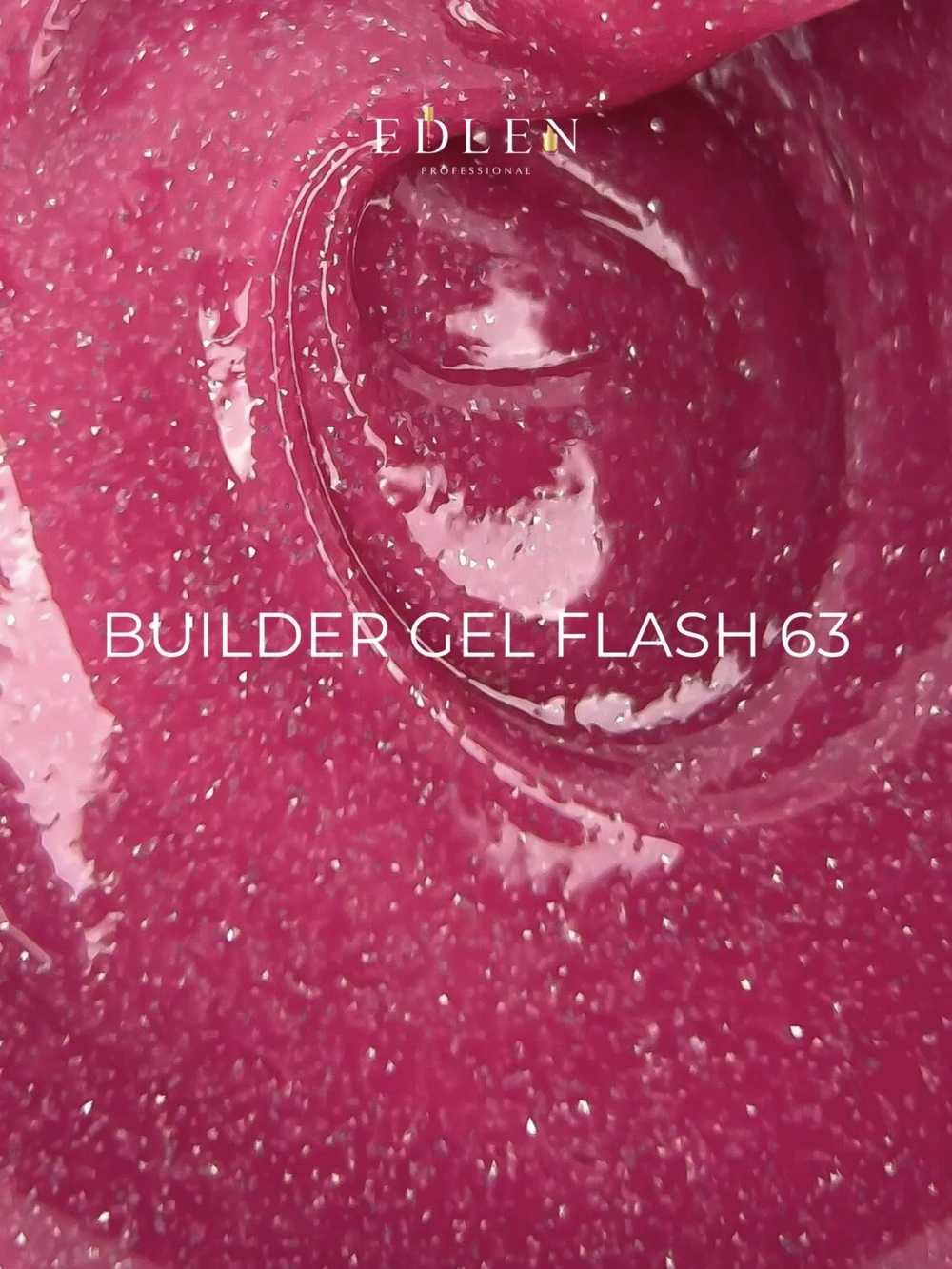 Гель моделюючий Edlen Builder gel Flash №63 15 мл, фото 4