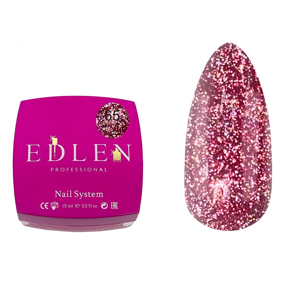 Гель моделюючий Edlen Builder gel Flash №65 15 мл, фото 1