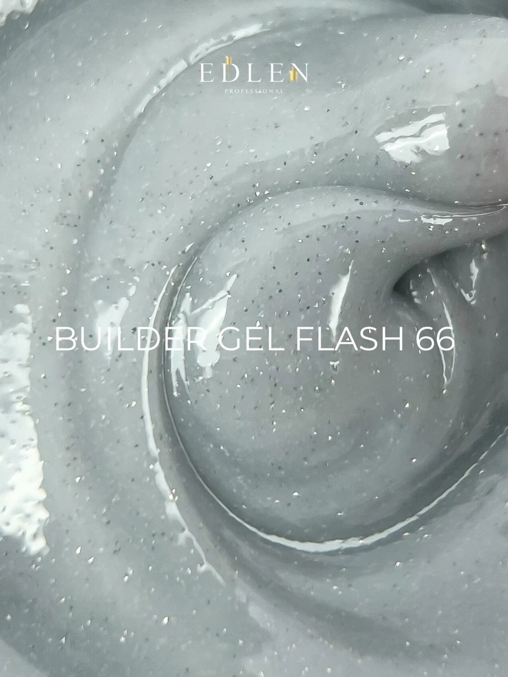 Гель моделюючий Edlen Builder gel Flash №66 15 мл, фото 4