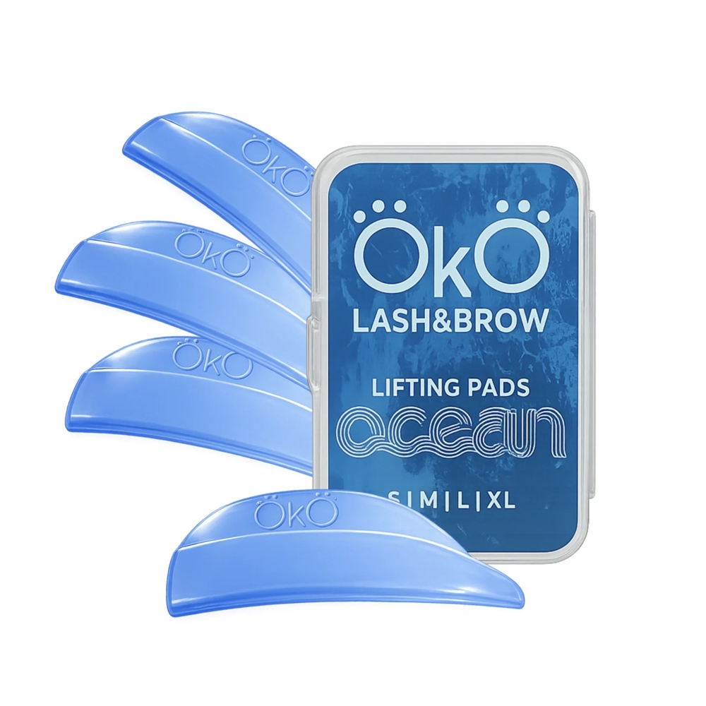 Набір валиків для ламінування вій OKO Lash&Brow Lifting Pads Ocean 4 пари (S M L XL), фото 1