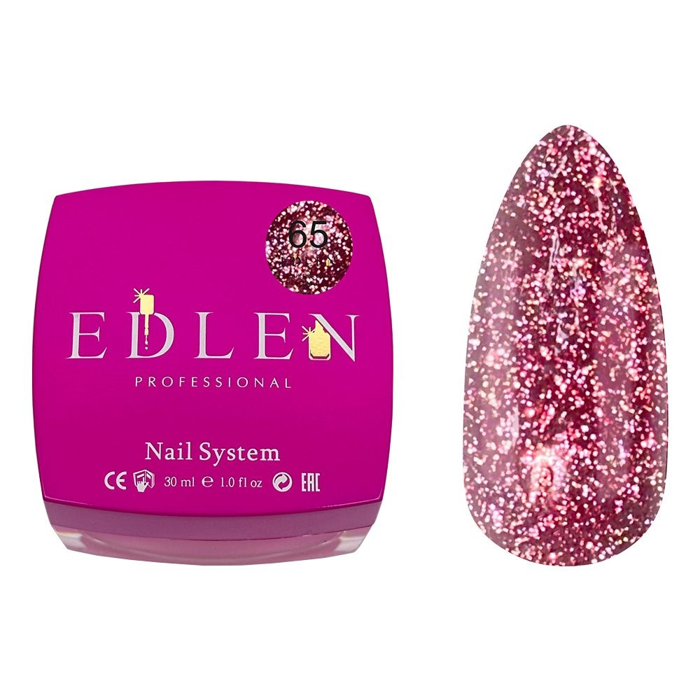 Гель моделирующий Edlen Builder gel Flash №65 30 мл, фото 1