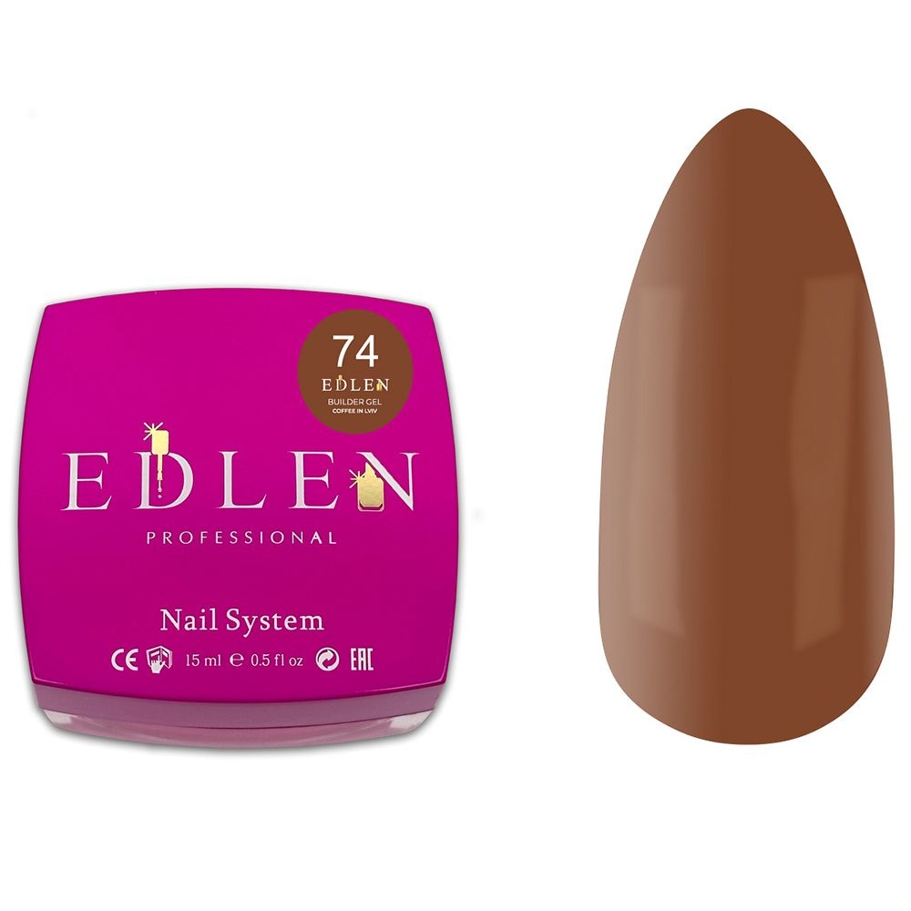 Гель моделюючий Edlen Coffee in Lviv №74 15 мл, фото 1