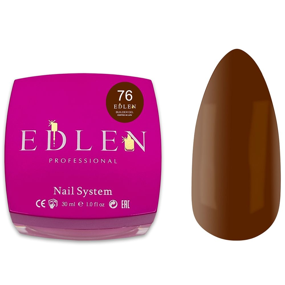 Гель моделюючий Edlen Coffee in Lviv №76 30 мл, фото 1