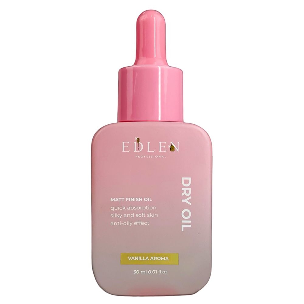 Масло сухое для кутикулы Edlen Dry oil vanilla aroma 30 мл, фото 1