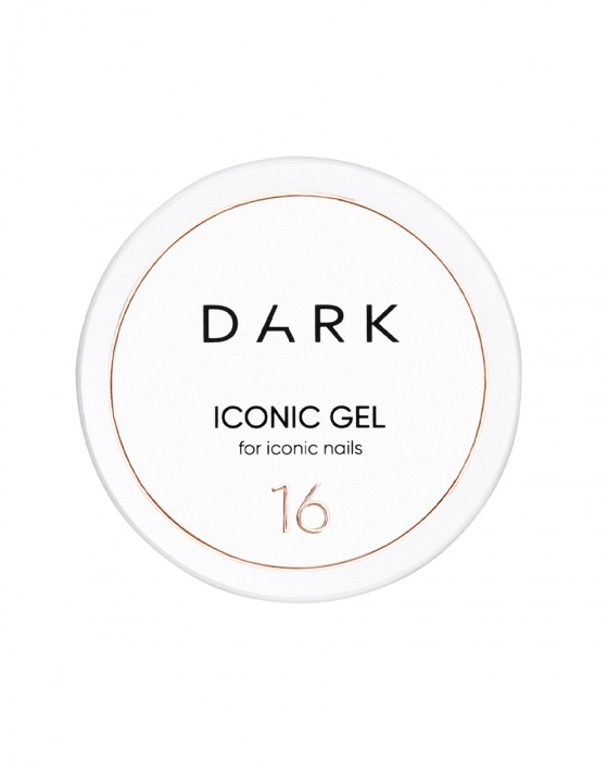 Гель моделирующий DARK Iconic Gel №16 30 мл, фото 3
