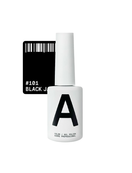 Гель-лак Adore Proffessional Gel Polish №101 Black Jack 12 мл, фото 1