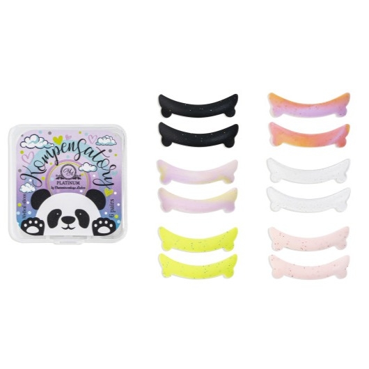 Компенсатори силіконові для ламінування вій Platinum Panda 6 пар, фото 1