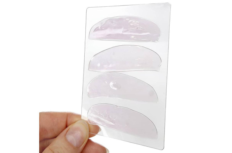 Валики силіконові для корейського ламінування вій Platinum Glow 2 пари рожеві, фото 3