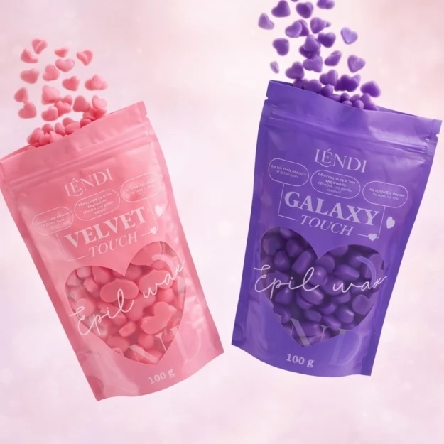 Воск для депиляции Lendi Velvet Touch в гранулах 100 г розовый, фото 2