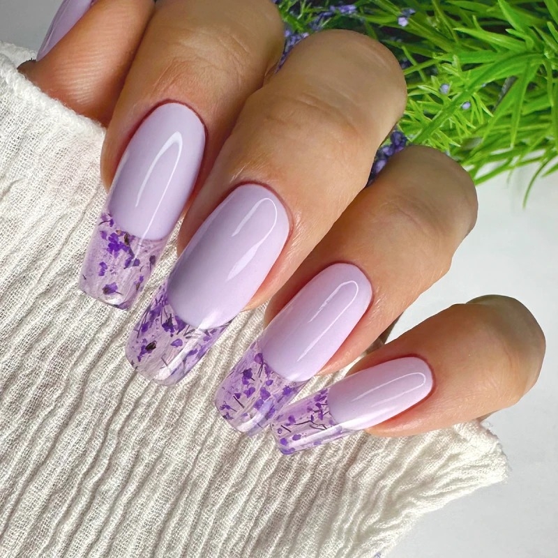 Гель моделирующий PNB Flower Gel Lavender Dreams 5 мл, фото 3