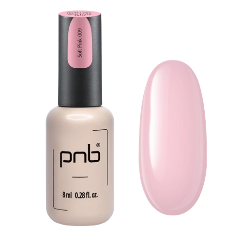 Гель моделирующий PNB Strong Iron Gel №009 Soft Pink 8 мл, фото 1