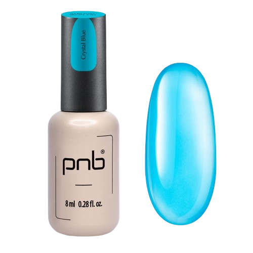 Гель моделюючий PNB Strong Iron Gel №014 Сrystal Blue 8 мл, фото 1