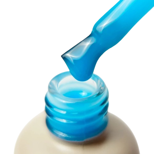 Гель моделирующий PNB Strong Iron Gel №019 Neon Blue 8 мл, фото 2