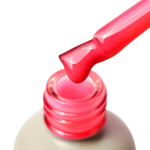 Гель моделирующий PNB Strong Iron Gel №020 Neon Coral Pink 8 мл, фото 2