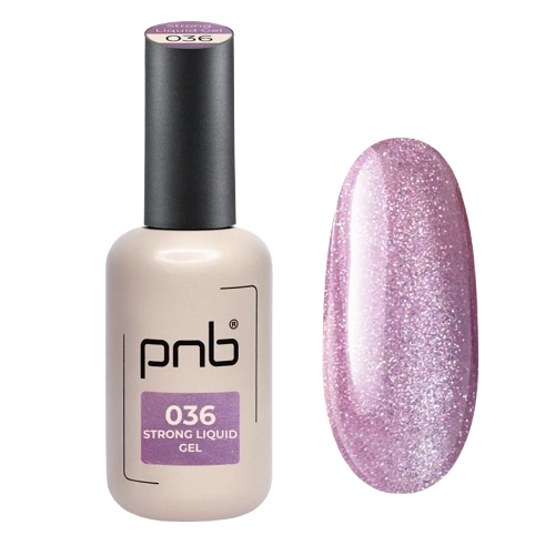 Гель моделирующий PNB Strong Liquid Gel №036 Moon Orchid 17 мл, фото 1