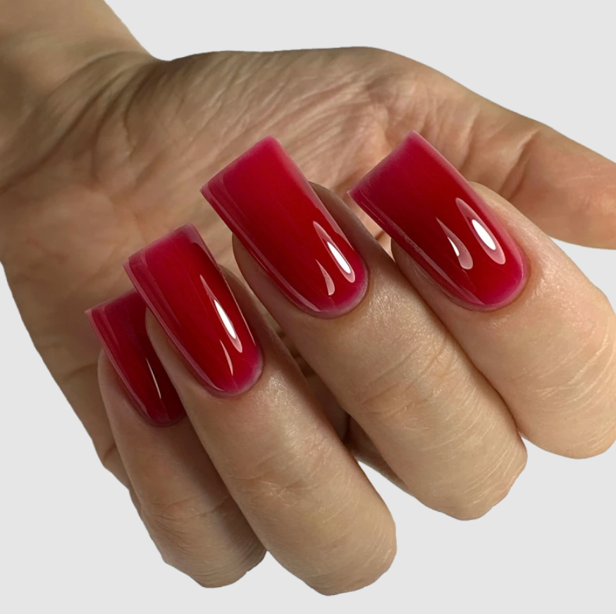 Гель моделирующий PNB Builder Gel №039 Passion Ruby 15 мл, фото 4