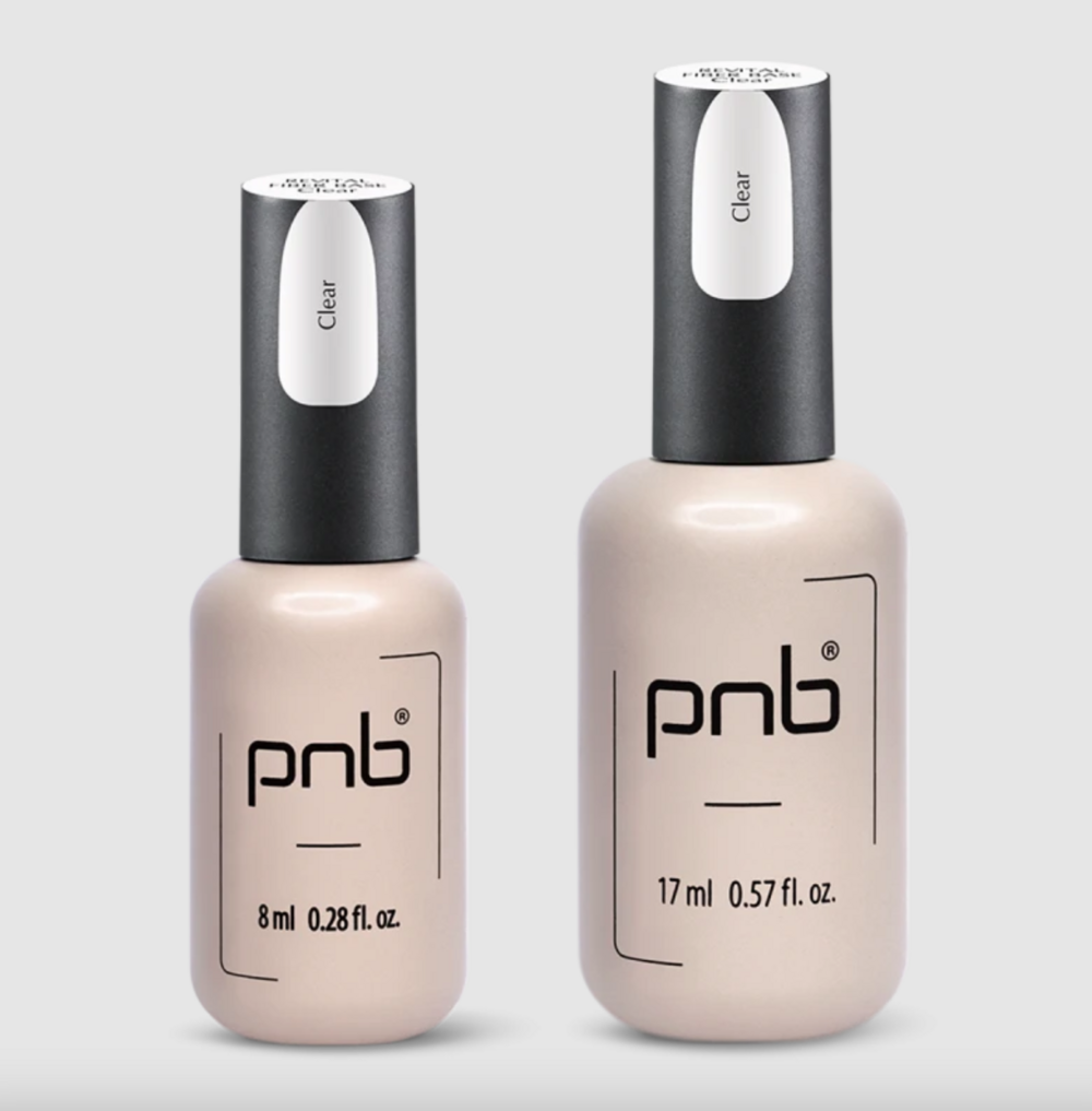 База відновлююча з нейлоновими волокнами PNB Revital Fiber Base Clear Hema Free 17 мл прозора, фото 2