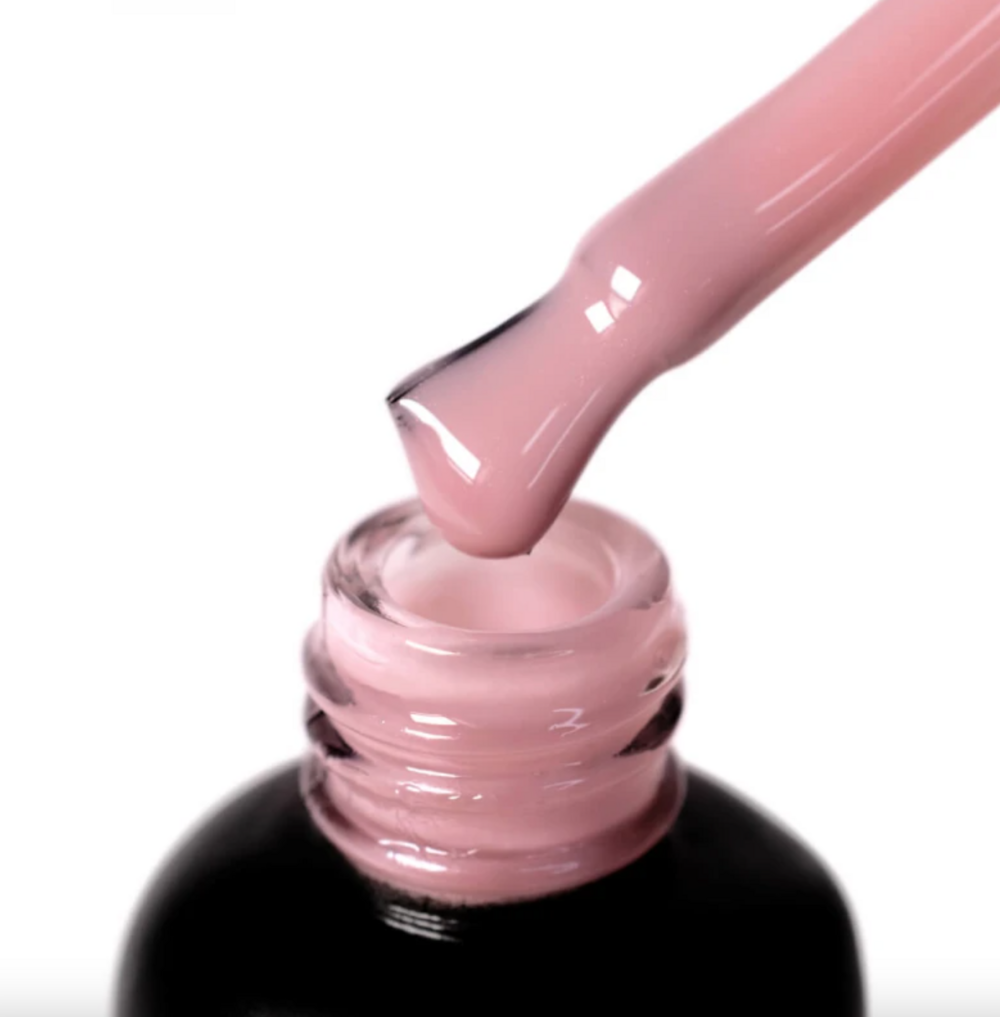 База відновлююча з нейлоновими волокнами PNB Revital Fiber Base Porcelain Pink Hema Free 17 мл, фото 2