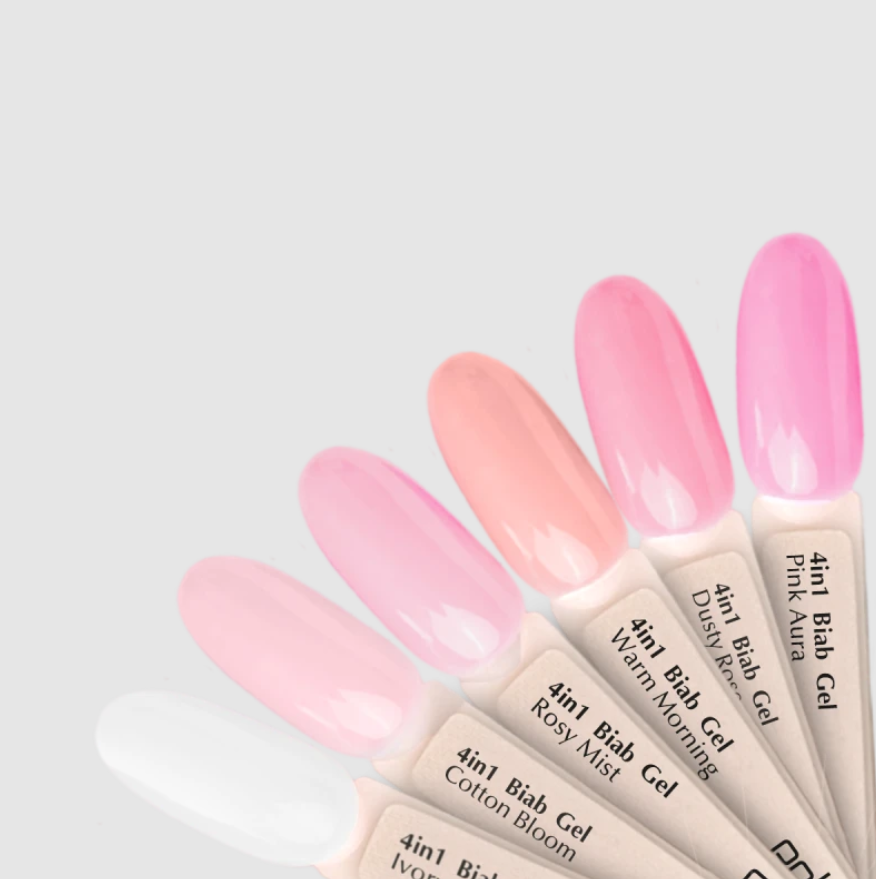 Гель моделюючий 4 в 1 PNB Biab Gel  № 09 Pink Aura17 мл, фото 3