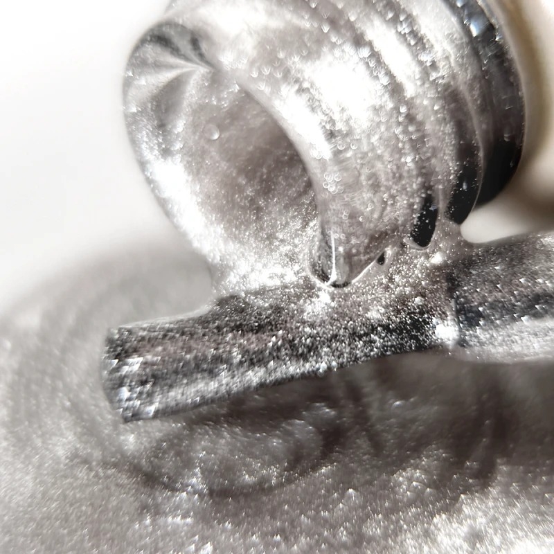 Гель-лак магнитный PNB Magnetic Gel Polish Glamour Cat №01 Sugar Baby 8 мл, фото 2