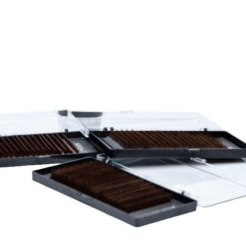 Ресницы Infinity темный шоколад 20 линий C 0.085 10 мм, фото 2