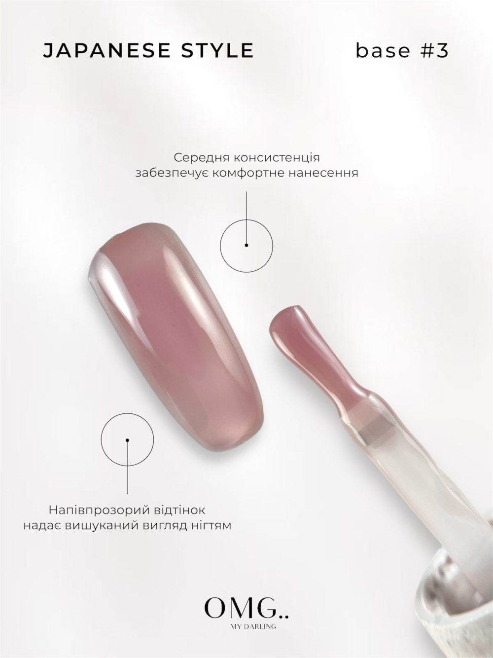 База камуфлююча OMG..My Darling Japanese Style №3 10 мл, фото 2