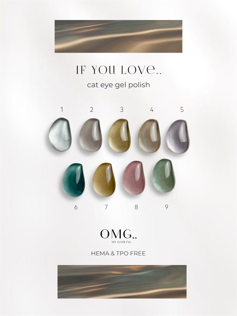 Гель-лак OMG.. My Darling If You Love Cat Eye №8 10 мл, фото 7