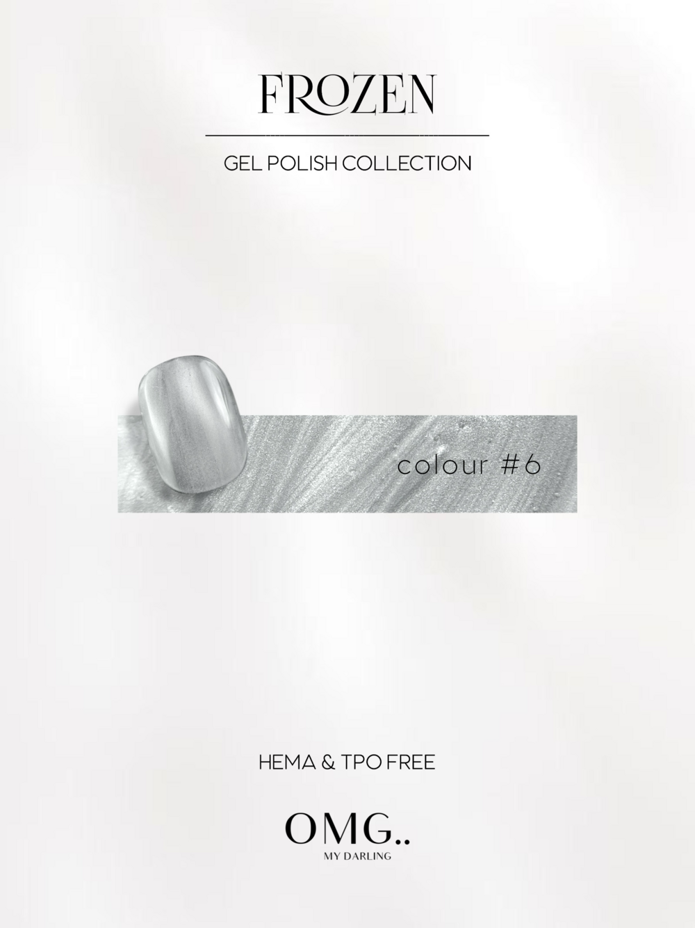 Гель-лак OMG..My Darling Frozen №6 10 мл, фото 3