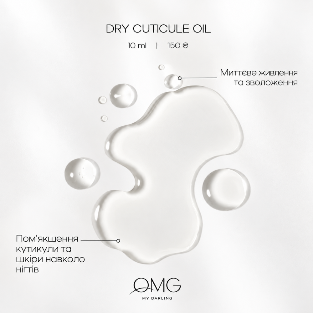 Олія суха для кутикули OMG..My Darling Strawberries & Cream 10 мл, фото 3