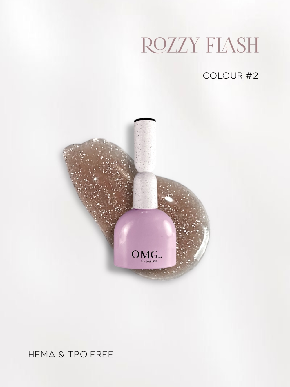 Гель-лак OMG..My Darling Rozzy Flash №2 10 мл, фото 1
