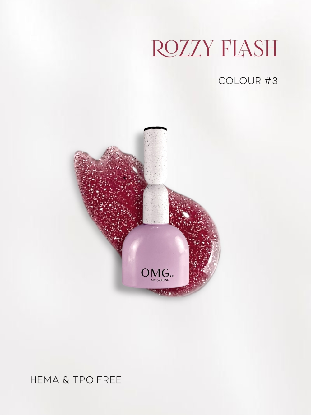 Гель-лак OMG..My Darling Rozzy Flash №3 10 мл, фото 1