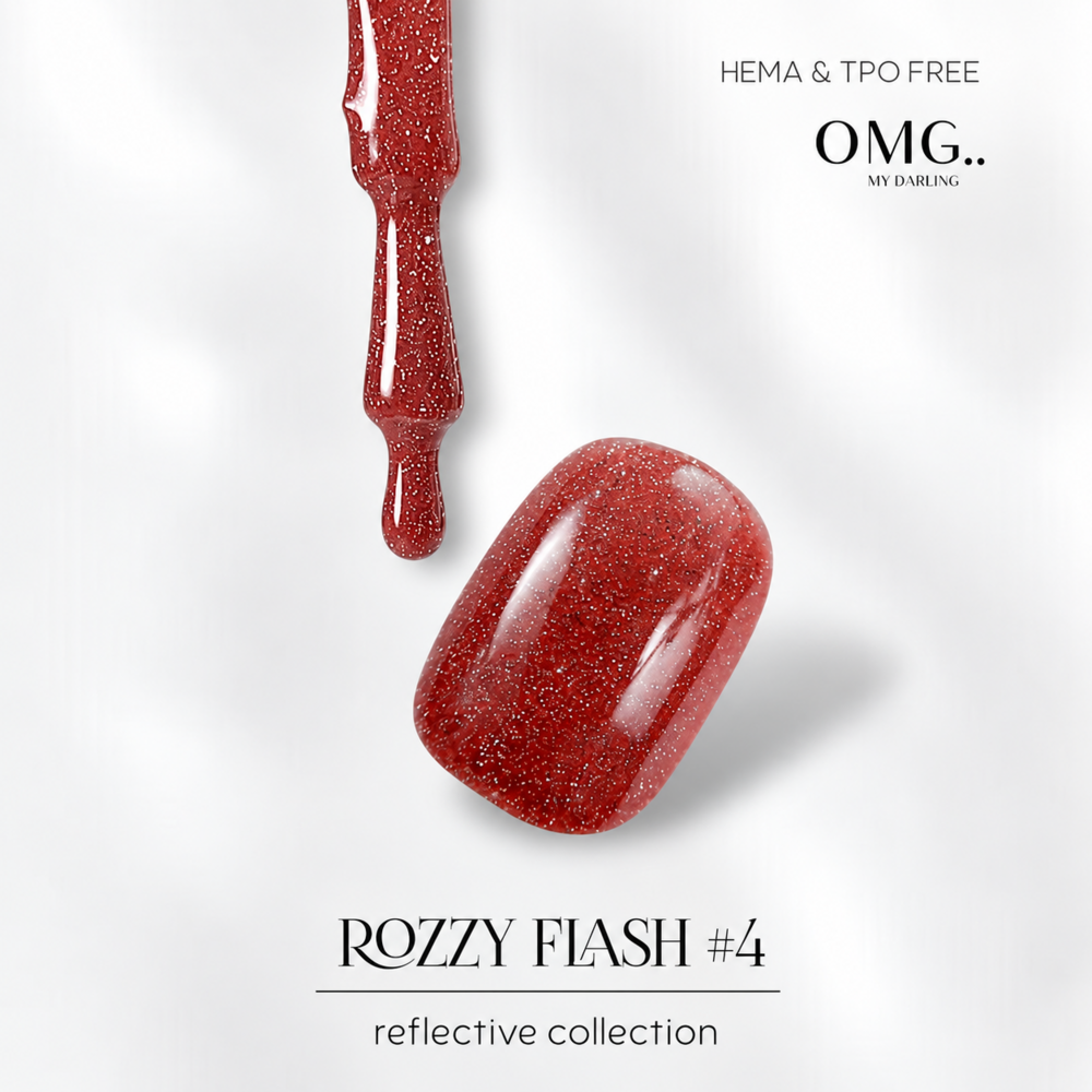 Гель-лак OMG..My Darling Rozzy Flash №4 10 мл, фото 2