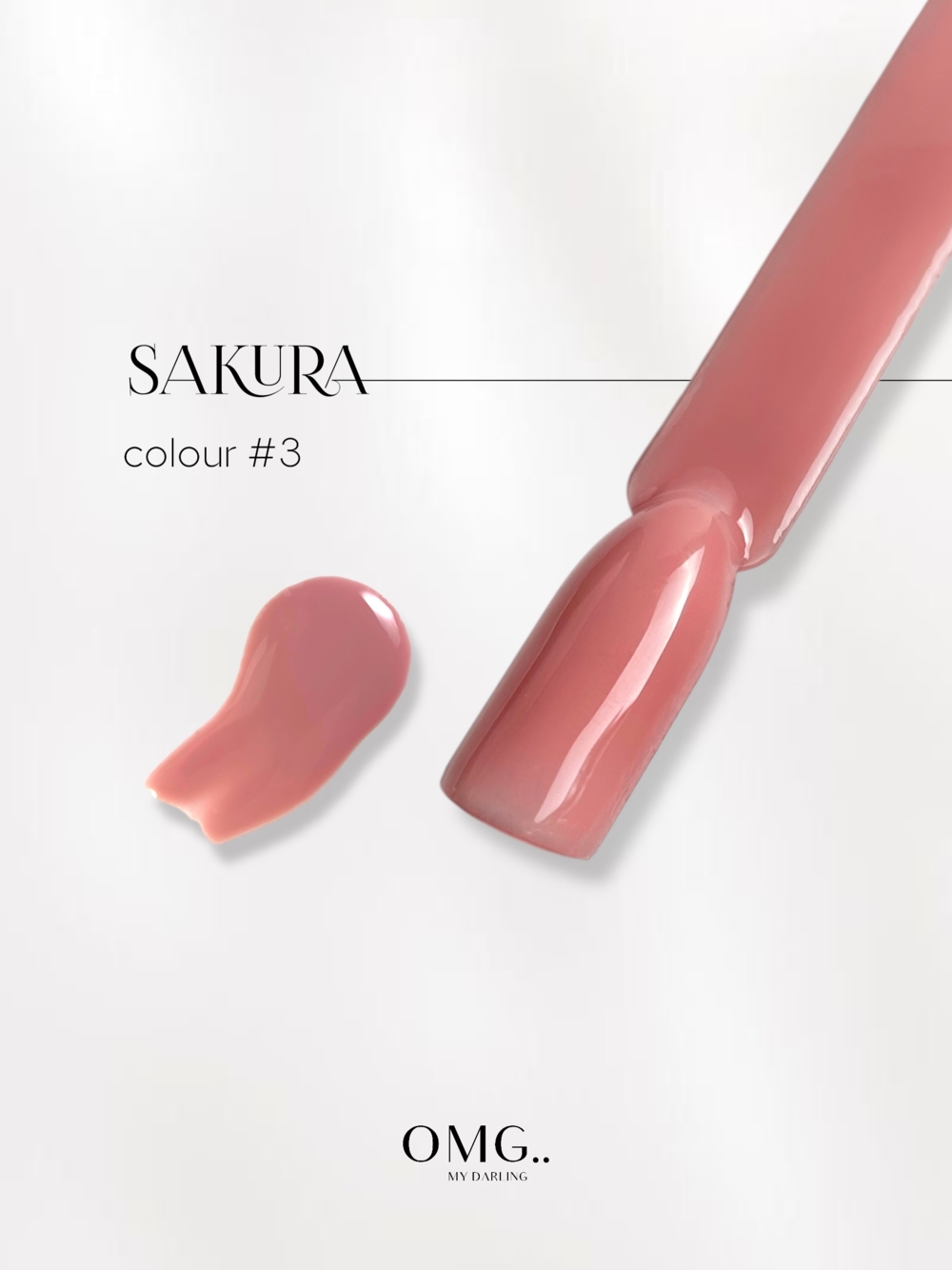 Гель-лак OMG..My Darling Sakura №3 10 мл, фото 4