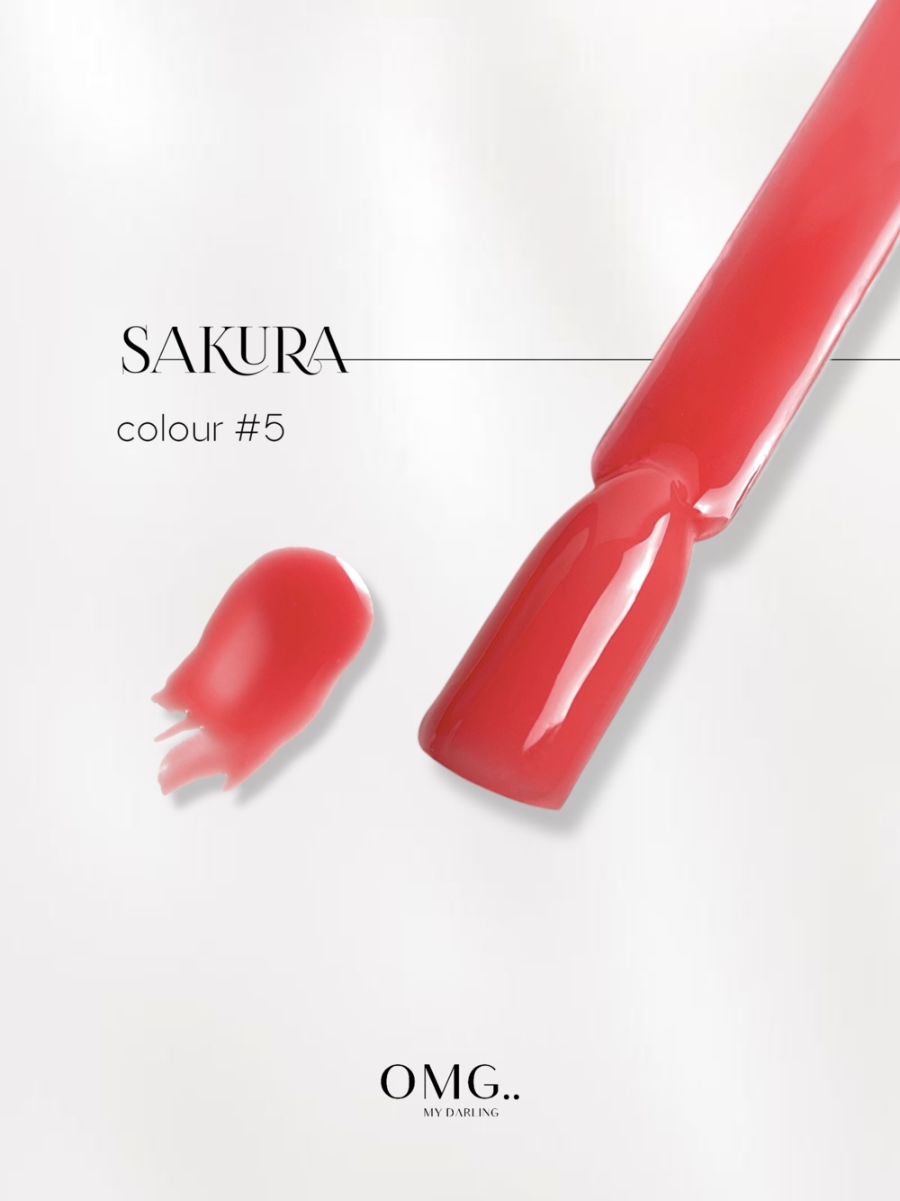 Гель-лак OMG..My Darling Sakura №5 10 мл, фото 5