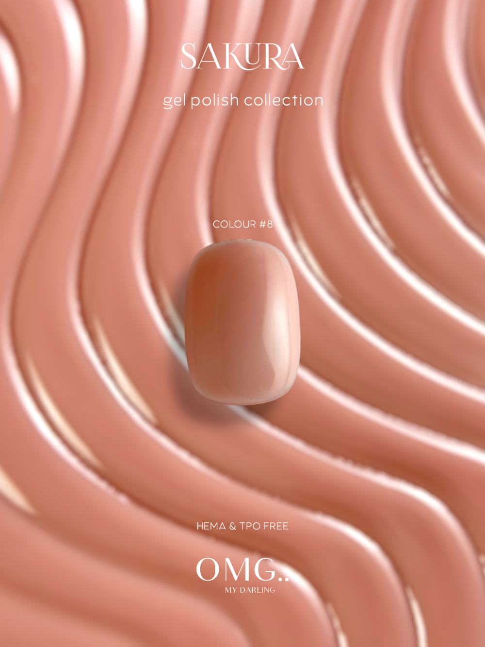 Гель-лак OMG..My Darling Sakura №8 10 мл, фото 6