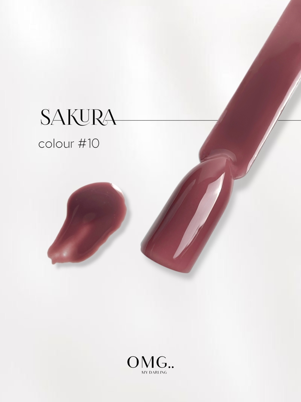 Гель-лак OMG..My Darling Sakura №10 10 мл, фото 5