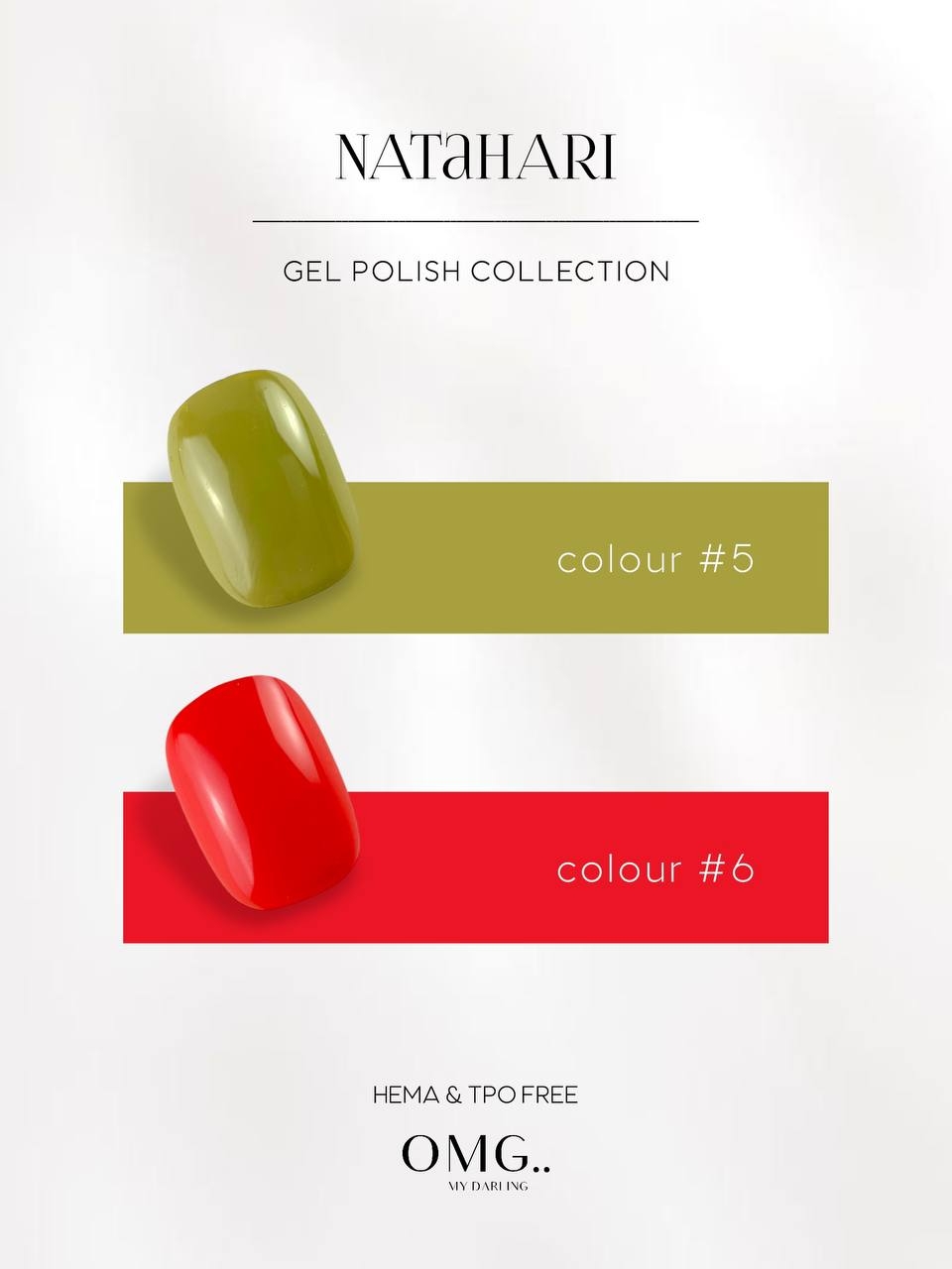 Гель-лак OMG.. My Darling Natahari №6 10 мл, фото 13
